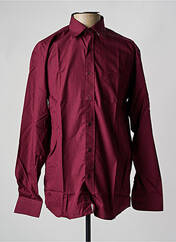 Chemise manches longues rouge ARMORIAL pour homme seconde vue