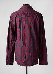 Chemise manches longues rouge CAP 10 TEN pour homme seconde vue