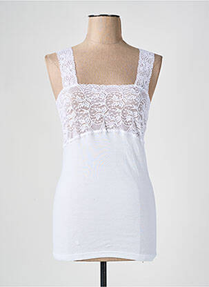 Top blanc CON-TA pour femme