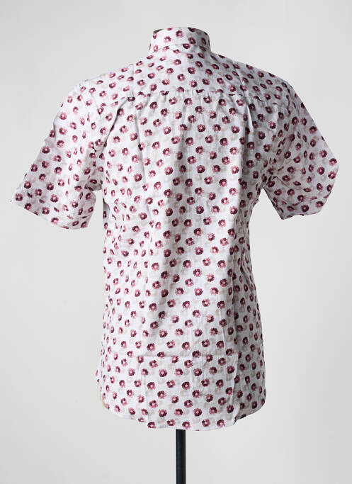Chemise manches courtes imprimé fantaisie violet CAP 10 TEN homme