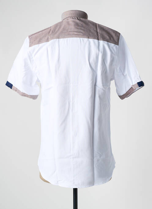 Chemise manches courtes blanc CAP 10 TEN homme