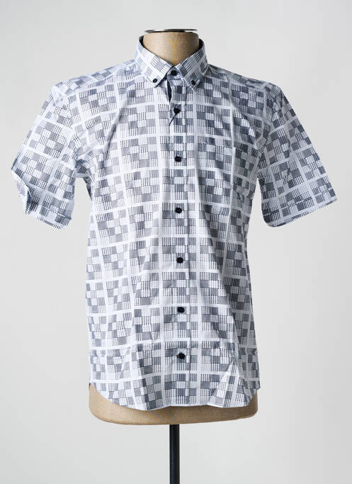 Chemise manches courtes blanc CAP 10 TEN pour homme