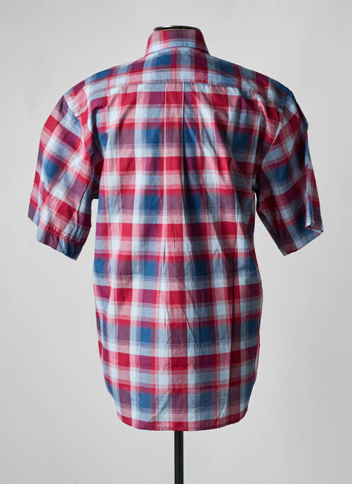 Chemise manches courtes rouge LOUIS VICTOR pour homme