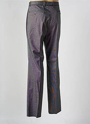 Pantalon droit tissage chiné taille normale gris KAMAO homme