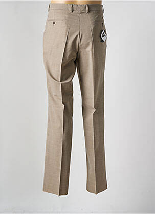 Pantalon droit tissage chiné taille normale marron NINO LORETTI homme