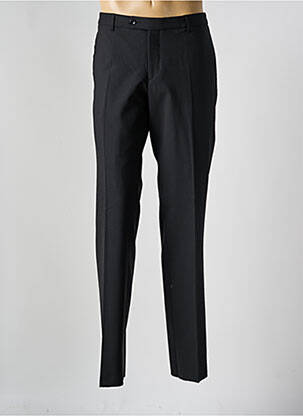 Pantalon droit tissage crêpe taille normale noir NINO LORETTI femme