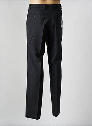 Pantalon droit tissage crêpe taille normale noir NINO LORETTI femme