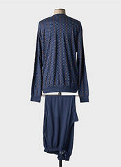 Pyjama bleu HAJO pour homme seconde vue