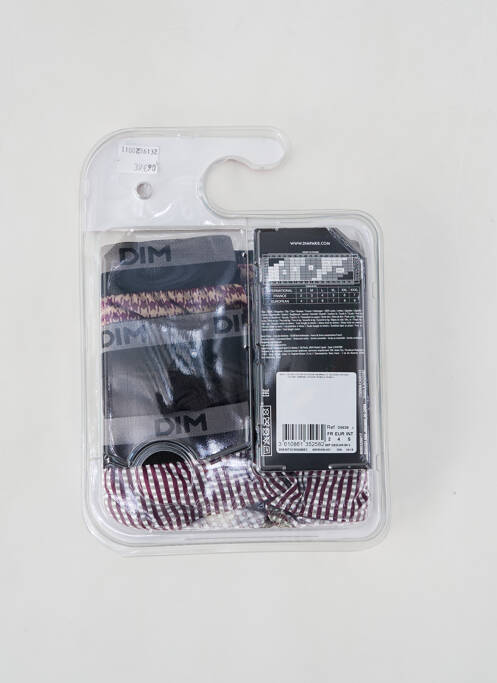 Slip noir DIM pour homme