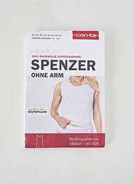 Top/caraco tissage jersey blanc CON-TA femme