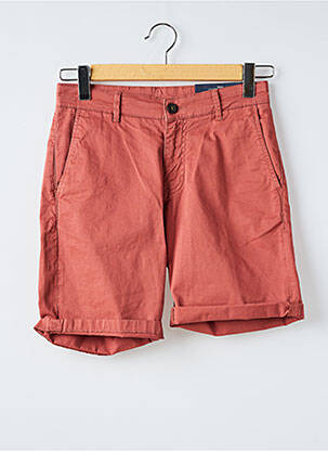 Bermuda stretch taille normale rouge SERGE BLANCO homme
