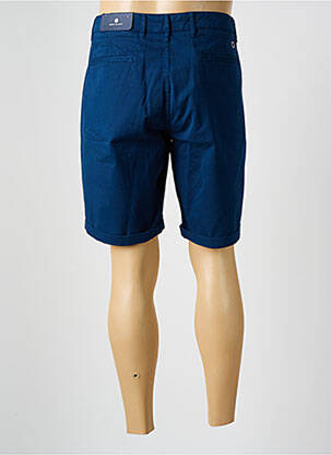 Bermuda stretch taille normale bleu SERGE BLANCO homme