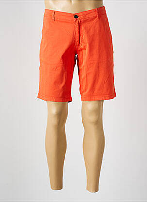 Bermuda stretch taille normale orange SERGE BLANCO homme