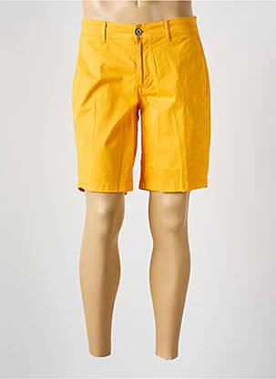 Bermuda stretch taille normale jaune SERGE BLANCO homme