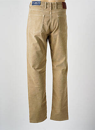 Pantalon droit stretch taille normale beige SERGE BLANCO homme