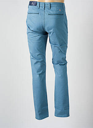 Pantalon chino stretch taille normale bleu SERGE BLANCO homme