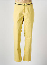 Pantalon chino stretch taille normale jaune SERGE BLANCO homme