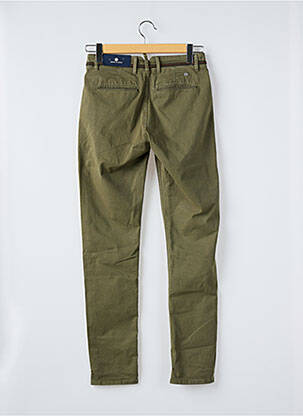 Pantalon chino stretch taille normale vert SERGE BLANCO homme