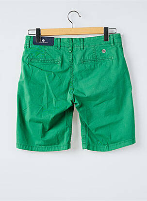 Bermuda stretch taille normale vert SERGE BLANCO homme