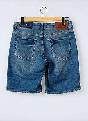 Bermuda stretch taille normale bleu SERGE BLANCO homme