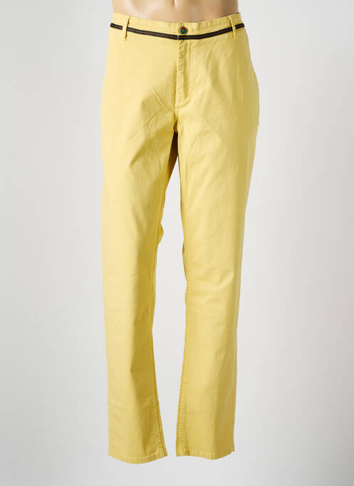 Pantalon chino jaune SERGE BLANCO pour homme