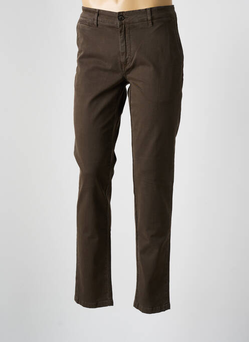 Pantalon droit marron SERGE BLANCO pour homme