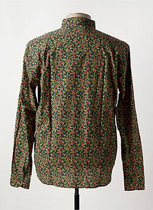Chemise manches longues imprimé fleurs vert SERGE BLANCO homme