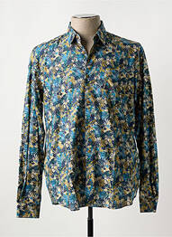 Chemise manches longues poches bleu SERGE BLANCO homme