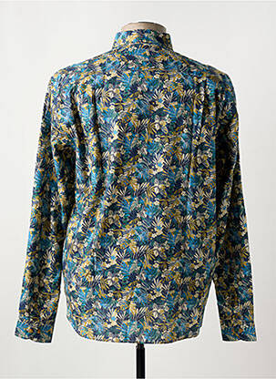 Chemise manches longues poches bleu SERGE BLANCO homme