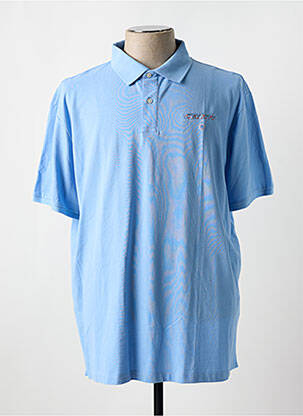 Polo bleu SERGE BLANCO pour homme