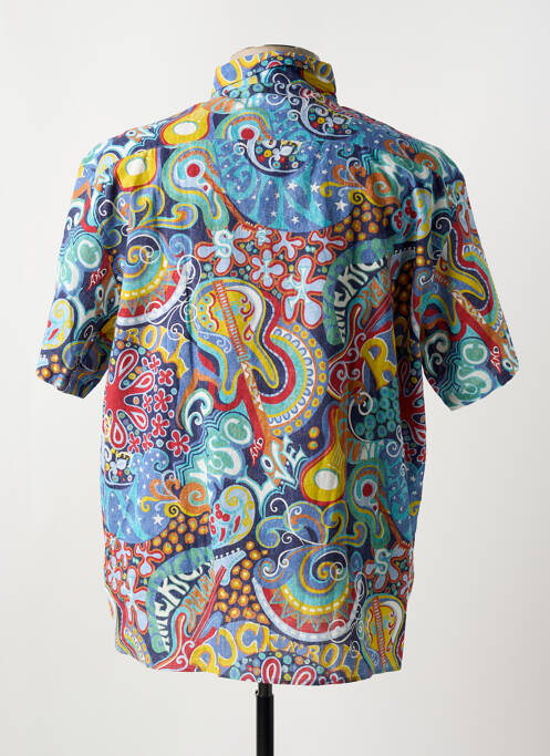 Chemise manches courtes bleu SERGE BLANCO pour homme