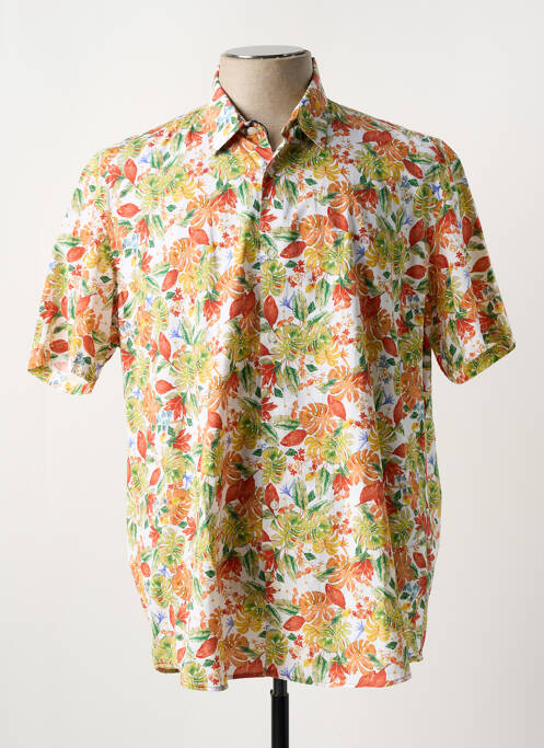 Chemise manches courtes orange SERGE BLANCO pour homme