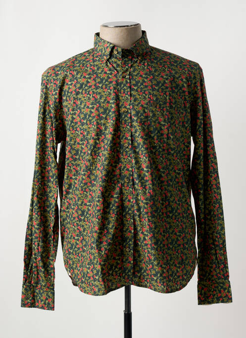 Chemise manches longues vert SERGE BLANCO homme