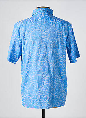 Chemise manches courtes coupe droite bleu SERGE BLANCO homme