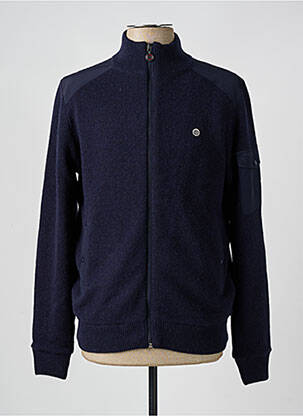Veste casual poches bleu SERGE BLANCO homme