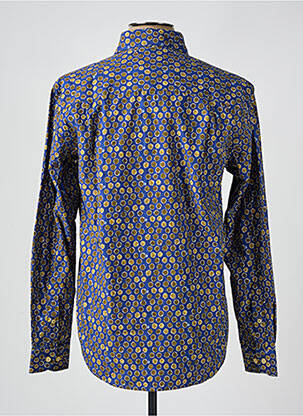 Chemise manches longues coupe cintrée bleu SERGE BLANCO homme