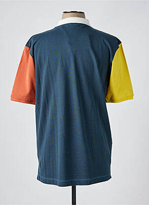 Polo stretch manches courtes bleu SERGE BLANCO homme