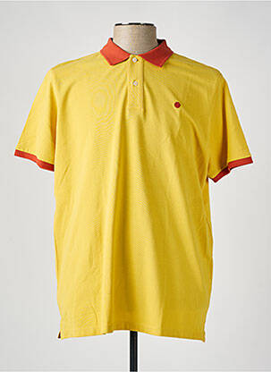 Polo stretch manches courtes jaune SERGE BLANCO homme