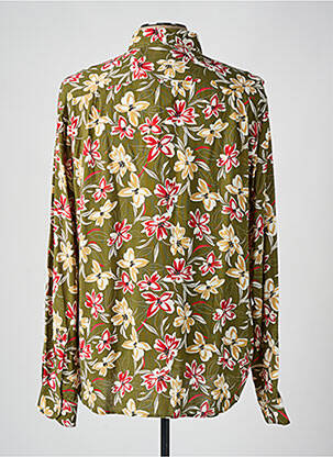 Chemise manches longues coupe droite vert SERGE BLANCO homme