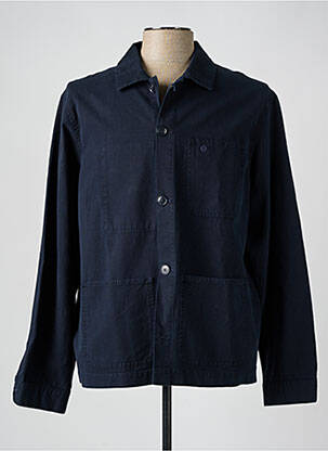 Veste casual fermeture boutonnée sur le devant bleu SERGE BLANCO homme