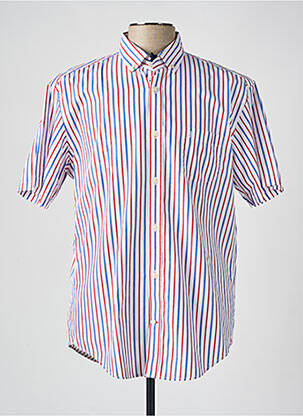 Chemise manches courtes poches rouge SERGE BLANCO homme