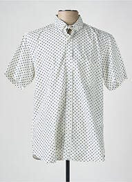 Chemise manches courtes poches bleu SERGE BLANCO homme