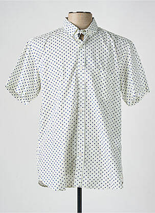 Chemise manches courtes poches bleu SERGE BLANCO homme
