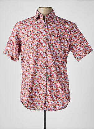 Chemise manches courtes orange SERGE BLANCO pour homme