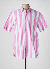 Chemise manches courtes rose SERGE BLANCO pour homme seconde vue