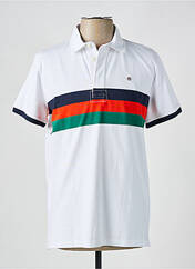 Polo blanc SERGE BLANCO pour homme seconde vue