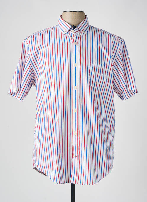 Chemise manches courtes poches rouge SERGE BLANCO homme