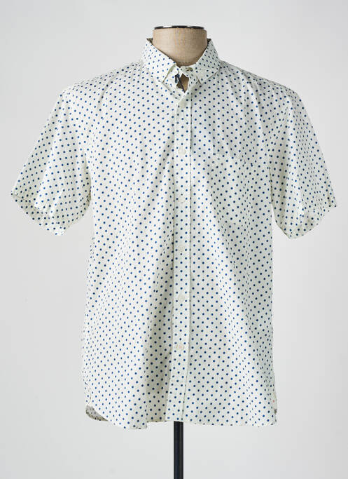 Chemise manches courtes bleu SERGE BLANCO pour homme