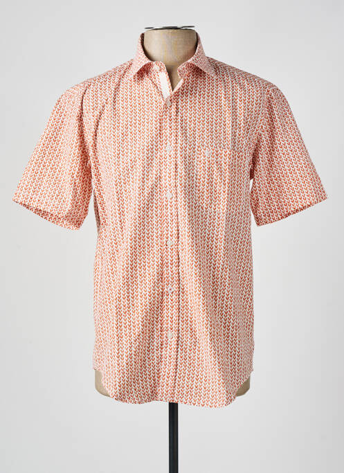 Chemise manches courtes orange SERGE BLANCO pour homme