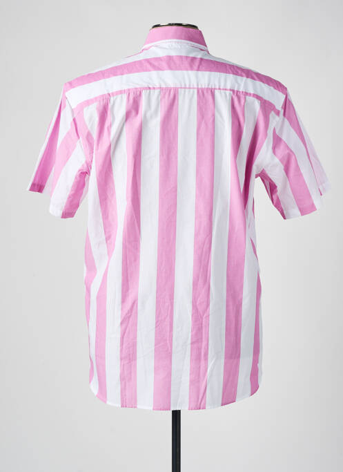 Chemise manches courtes rose SERGE BLANCO pour homme